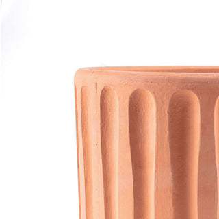 Seletti Magna Graecia Dorico terracotta vase diam. 30 cm. - Buy now on ShopDecor - Discover the best products by SELETTI design