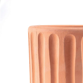 Seletti Magna Graecia terracotta vase with saucer - Buy now on ShopDecor - Discover the best products by SELETTI design