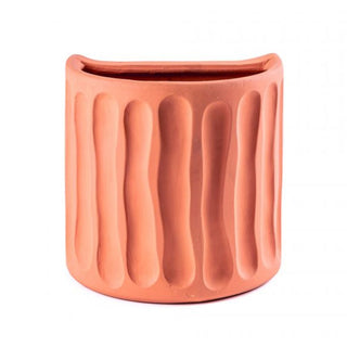 Seletti Magna Graecia terracotta wall vase Terracotta Brick Doric - Buy now on ShopDecor - Discover the best products by SELETTI design
