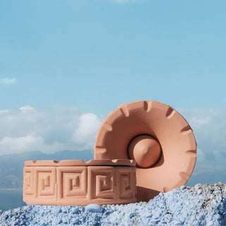 Seletti Magna Graecia Greche terracotta ashtray - Buy now on ShopDecor - Discover the best products by SELETTI design