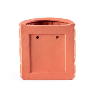 Seletti Magna Graecia Greche terracotta wall vase 25x16 cm. - Buy now on ShopDecor - Discover the best products by SELETTI design