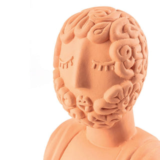 Seletti Magna Graecia Man terracotta bust - Buy now on ShopDecor - Discover the best products by SELETTI design