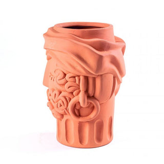 Seletti Magna Graecia terracotta vase h. 33 cm - 12.99 inch. - Buy now on ShopDecor - Discover the best products by SELETTI design