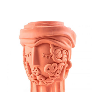 Seletti Magna Graecia Man terracotta vase h. 33 cm. - Buy now on ShopDecor - Discover the best products by SELETTI design