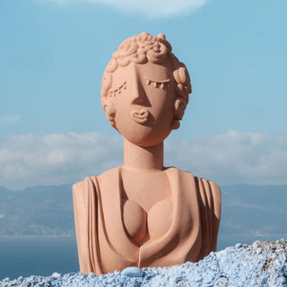 Seletti Magna Graecia Poppea terracotta bust - Buy now on ShopDecor - Discover the best products by SELETTI design