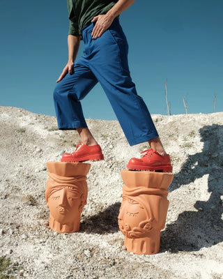 Seletti Magna Graecia terracotta stool - Buy now on ShopDecor - Discover the best products by SELETTI design