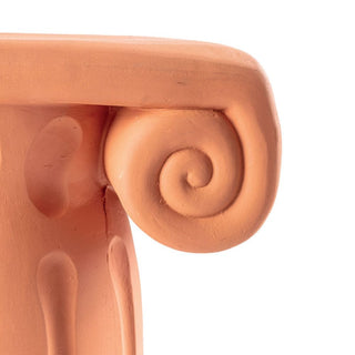 Seletti Magna Graecia Capitello terracotta side table - Buy now on ShopDecor - Discover the best products by SELETTI design