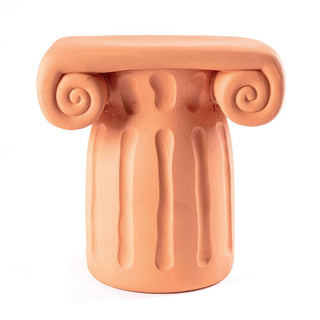 Seletti Magna Graecia Capitello terracotta side table - Buy now on ShopDecor - Discover the best products by SELETTI design