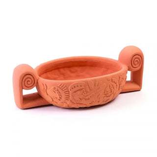 Seletti Magna Graecia terracotta centerpiece Terracotta Brick - Buy now on ShopDecor - Discover the best products by SELETTI design