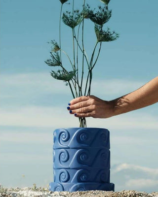 Seletti Magna Graecia terracotta vase with saucer - Buy now on ShopDecor - Discover the best products by SELETTI design