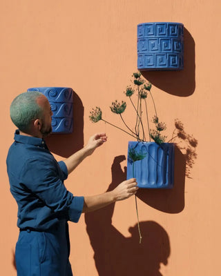 Seletti Magna Graecia terracotta wall vase - Buy now on ShopDecor - Discover the best products by SELETTI design