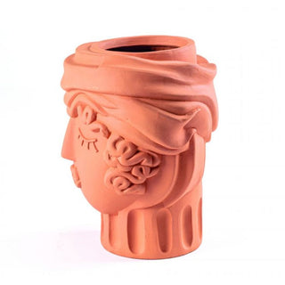 Seletti Magna Graecia Woman terracotta vase h. 33 cm. - Buy now on ShopDecor - Discover the best products by SELETTI design