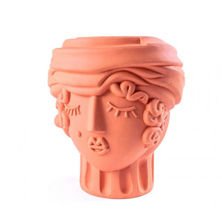 Seletti Magna Graecia Woman terracotta vase h. 33 cm. - Buy now on ShopDecor - Discover the best products by SELETTI design