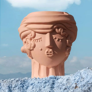 Seletti Magna Graecia terracotta vase h. 33 cm - 12.99 inch. - Buy now on ShopDecor - Discover the best products by SELETTI design