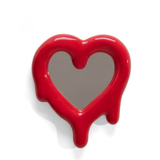 Seletti Melted Heart mirror/photo frame red - Buy now on ShopDecor - Discover the best products by SELETTI design