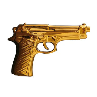 Seletti Memorabilia My Gun porcelain decoration Gold - Buy now on ShopDecor - Discover the best products by SELETTI design