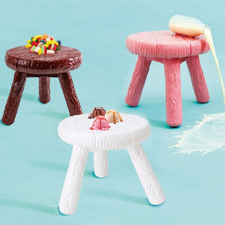 Seletti Milk Stool Brown stool - Buy now on ShopDecor - Discover the best products by SELETTI design