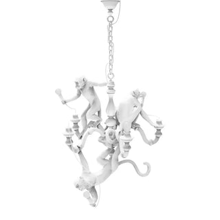 Seletti The Monkey Chandelier suspension lamp White - Buy now on ShopDecor - Discover the best products by SELETTI design