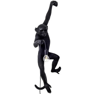 Seletti Monkey Lamp Hanging Left Hand wall lamp black - Buy now on ShopDecor - Discover the best products by SELETTI design