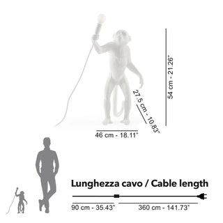 Seletti The Monkey Lamp Standing table lamp - Buy now on ShopDecor - Discover the best products by SELETTI design