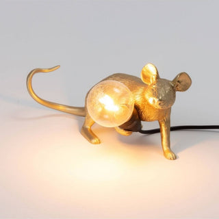 Seletti Mouse Lamp Lop Gold table lamp - Buy now on ShopDecor - Discover the best products by SELETTI design