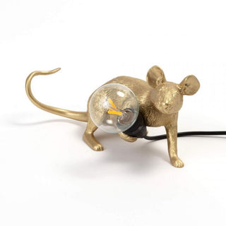 Seletti Mouse Lamp Lop table lamp Gold - Buy now on ShopDecor - Discover the best products by SELETTI design