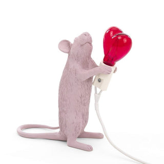 Seletti Mouse Lamp Step San Valentino table lamp - Buy now on ShopDecor - Discover the best products by SELETTI design