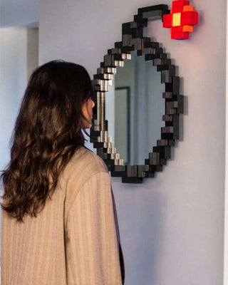 Seletti Pixel Mirror with colored frame - Buy now on ShopDecor - Discover the best products by SELETTI design
