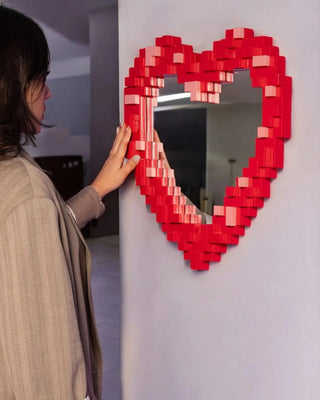 Seletti Pixel Mirror with colored frame - Buy now on ShopDecor - Discover the best products by SELETTI design