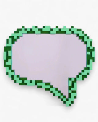 Seletti Pixel Mirror with colored frame Message - Buy now on ShopDecor - Discover the best products by SELETTI design