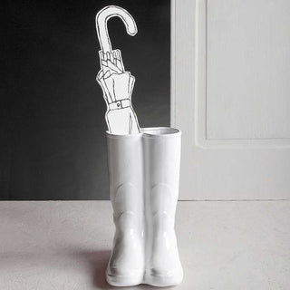 Seletti Rainboots umbrella stand white - Buy now on ShopDecor - Discover the best products by SELETTI design