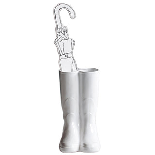 Seletti Rainboots umbrella stand white