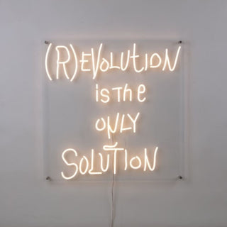 Seletti Revolution is the only Solution LED wall lamp - Buy now on ShopDecor - Discover the best products by SELETTI design