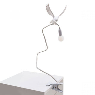 Seletti Sparrow Landing with clamp table lamp - Buy now on ShopDecor - Discover the best products by SELETTI design