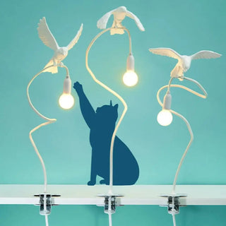 Seletti Sparrow with clamp table lamp - Buy now on ShopDecor - Discover the best products by SELETTI design