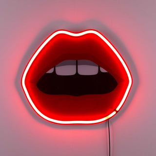 Seletti Blow Neon Lamp Mouth LED wall lamp - Buy now on ShopDecor - Discover the best products by SELETTI design