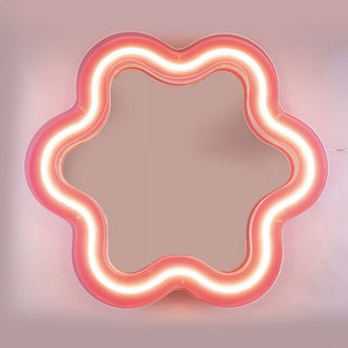 Seletti Supercurve Mirror Flower LED mirror - Buy now on ShopDecor - Discover the best products by SELETTI design