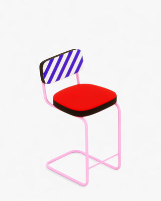 Seletti Superfurniture Superstool sled stool Seletti Blue Stripes - Buy now on ShopDecor - Discover the best products by SELETTI design