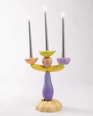 Seletti Vitamin aubergine candelabra - Buy now on ShopDecor - Discover the best products by SELETTI design