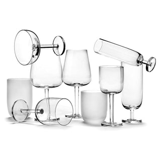 Serax Base white wine glass curved h. 21 cm. - Buy now on ShopDecor - Discover the best products by SERAX design