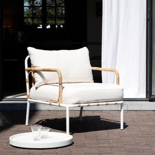 Serax Capizzi OUTDOOR armchair white frame - off white cushions - Buy now on ShopDecor - Discover the best products by SERAX design