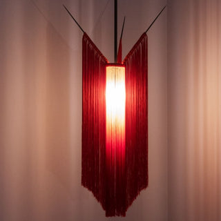 Serax Chan 1 suspension lamp scarlet/cream - Buy now on ShopDecor - Discover the best products by SERAX design