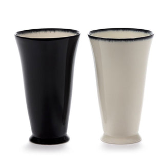 Serax Dé mug h. 14 cm. off white/black var A - Buy now on ShopDecor - Discover the best products by SERAX design