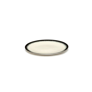 Serax Dé plate diam. 14 cm. off white/black var 3 - Buy now on ShopDecor - Discover the best products by SERAX design