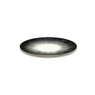 Serax Dé plate diam. 17.5 cm. off white/black var 5 - Buy now on ShopDecor - Discover the best products by SERAX design