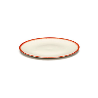 Serax Dé plate diam. 17.5 cm. off white/red var 2 - Buy now on ShopDecor - Discover the best products by SERAX design