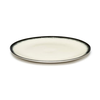 Serax Dé plate diam. 24 cm. off white/black var 3 - Buy now on ShopDecor - Discover the best products by SERAX design