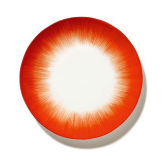 Serax Dé plate diam. 24 cm. off white/red var 5 - Buy now on ShopDecor - Discover the best products by SERAX design