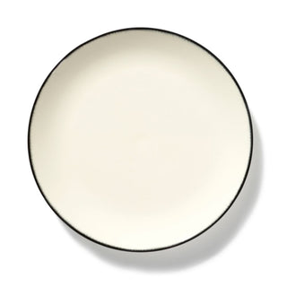 Serax Dé plate diam. 28 cm. off white/black var 1 - Buy now on ShopDecor - Discover the best products by SERAX design