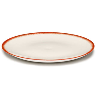 Serax Dé plate diam. 28 cm. off white/red var 2 - Buy now on ShopDecor - Discover the best products by SERAX design